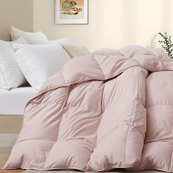 Peace Nest All Season White Goose Feather Down Comforter
