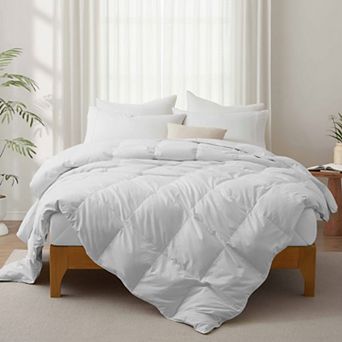 Peace Nest All Season White Goose Feather Down Comforter