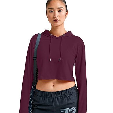 TriDri Womens/Ladies Cropped Long-Sleeved T-Shirt