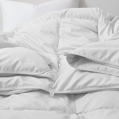 Peace Nest Ultra Soft Noiseless Down Comforter, Natural Lightweight Duvet Insert