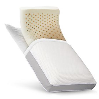 Cheer Collection Dual-sided Standard Sleeping Pillow With Latex Foam