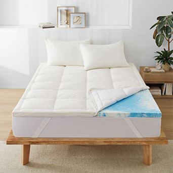 Peace Nest Organic Cotton Memory Foam Mattress Topper