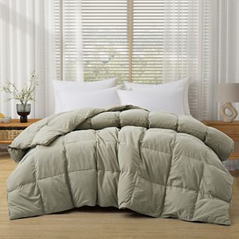 Peace Nest All Season Comforter with Down Feather Fiber Fill