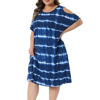 tye dye t shirt dress MOUSYA Women Tie Dye Dress Short Sleeve T Shirt Dress Summer Casual Loose  Mini Dress with Pockets at Amazon Women's Clothing store