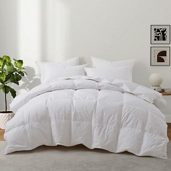 Peace Nest Luxury 300TC Cotton Down & Feather Comforter All Seasons Warmth