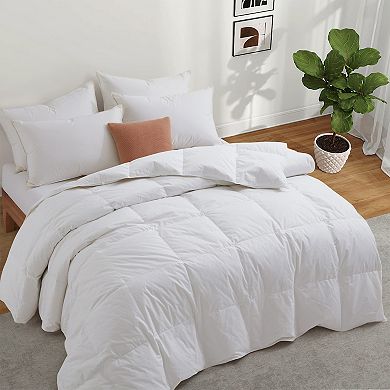 Peace Nest Luxury 300TC Cotton Down & Feather Comforter All Seasons Warmth