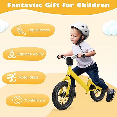 Toddler Balance Bike in Yellow