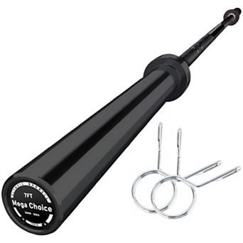 7FT 45LB Powerlifting Barbell, Heavy-Duty 700LB Capacity, 2-Inch Weight Bar