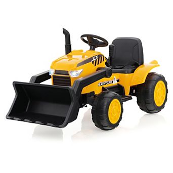 12V Kids Ride On Excavator with Remote Control and Music for Ages 3 and Up