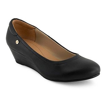 Andrea Women's Leather Wedge Loafers 62604