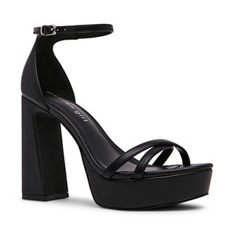 madden girl Cady Women's Platform Strappy High Heel Dress Sandals