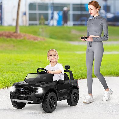 12V Kids Ride On Truck with Remote Control Music and LED Lights