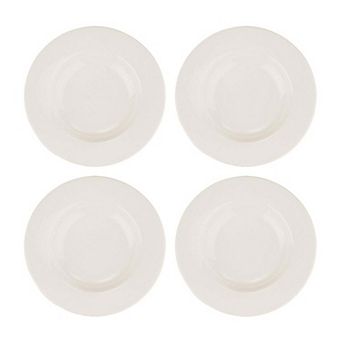 Banquet dia.9" h:1.5" 10 oz. Round Warm White Porcelain Bowl (Set of 4)