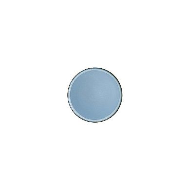 Sky dia.6.25" Round Blue Porcelain Plate (Set of 4)