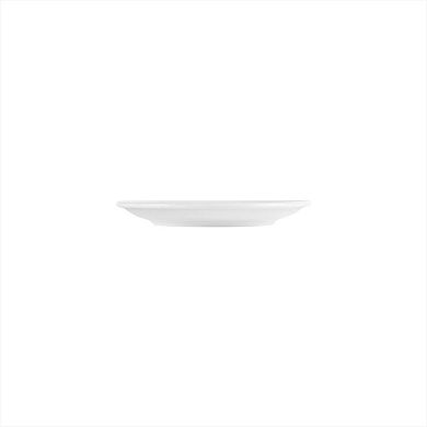 Porcelain Delta-Coupe dia.8.25" Round White Porcelain Plate (Set of 4)