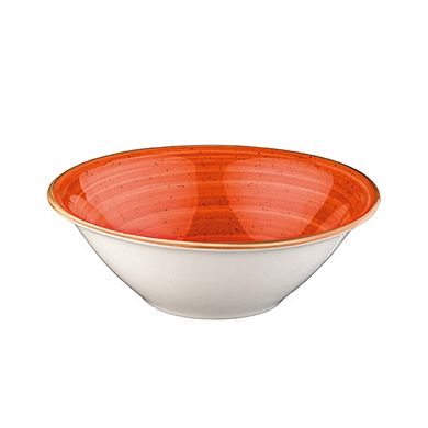 Terracota dia.7" h:2.5" 23 oz. Round Terracotta Porcelain Bowl (Set of 4)