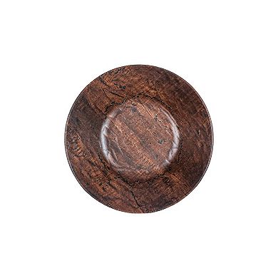 Turgla Composite dia.13.5" h:3.25" 4.46 qt. Round Brown Composite Bowl