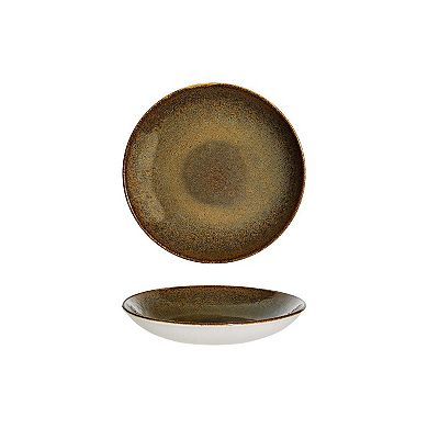 Tierra dia.9" h:2" 34 oz. Round Brown Porcelain Bowl (Set of 4)