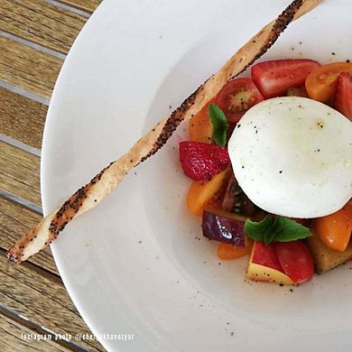 Gourmet dia.10.75" h:2.25" 16 oz. Round Warm White Porcelain Bowl (Set of 2)