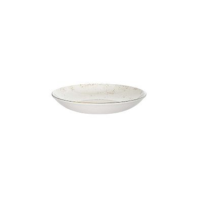 Grain dia.10" h:2" 44 oz. Round Decorated Porcelain Bowl (Set of 2)