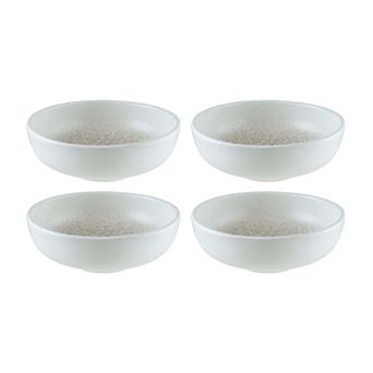 Luna dia.5.5" h:2" 15 oz. Round White Porcelain Bowl (Set of 4)