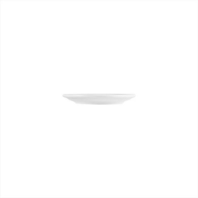 Porcelain Delta-Coupe dia.6.5" Round White Porcelain Plate (Set of 4)