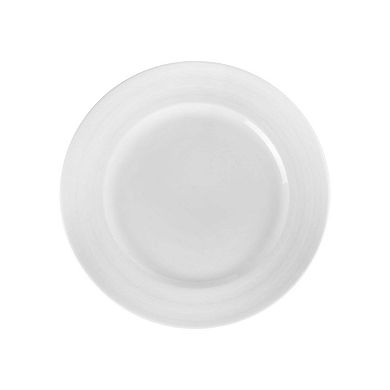 Porcelain Lizbon dia.12.5" Round White Porcelain Plate