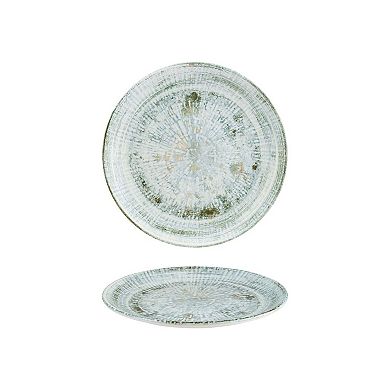 Odette dia.10" Round Decorated Porcelain Plate (Set of 4)