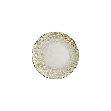 Patera dia.9" Round Decorated Porcelain Plate (Set of 4)