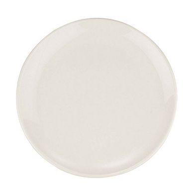 Gourmet dia.8.25" Round Warm White Porcelain Plate (Set of 4)
