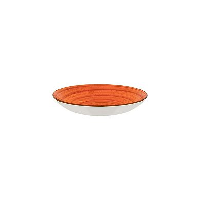 Terracota dia.10" h:2" 44 oz. Round Terracotta Porcelain Bowl (Set of 2)
