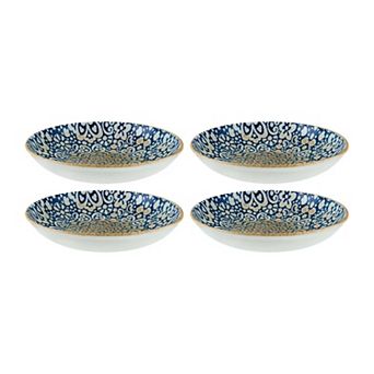 Alhambra dia.9" h:2" 34 oz. Round Decorated Porcelain Bowl (Set of 4)