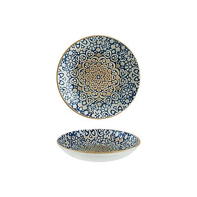 Alhambra dia.9" h:2" 34 oz. Round Decorated Porcelain Bowl (Set of 4)