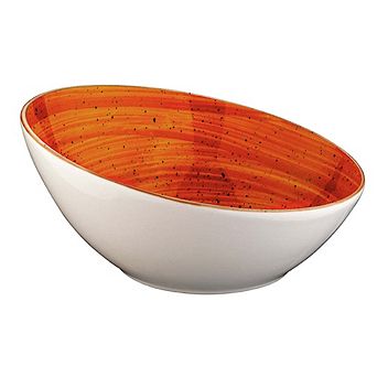 Terracota dia.8.75" h:3" 29 oz. Round Terracotta Porcelain Bowl