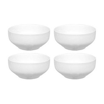 Porcelain Delta-Coupe dia.5" h:2.5" 14 oz. Round White Porcelain Bowl (Set of 4)