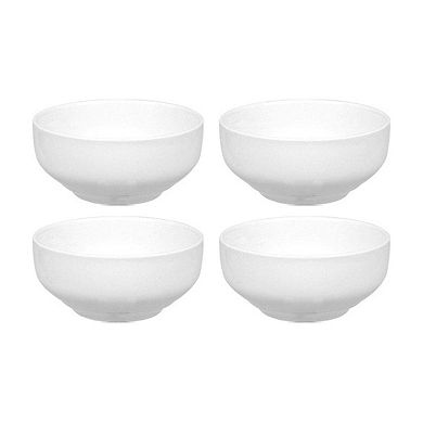 Porcelain Delta-Coupe dia.5" h:2.5" 14 oz. Round White Porcelain Bowl (Set of 4)
