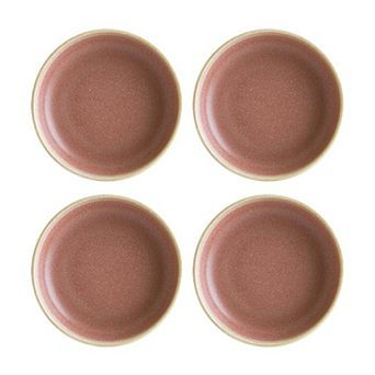 Pink Pott dia.4.25" h:1" 4 oz. Round Pink Porcelain Bowl (Set of 4)