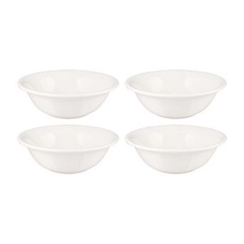 Gourmet dia.7" h:2.5" 23 oz. Round Warm White Porcelain Bowl (Set of 4)