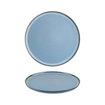 Sky dia.11" Round Blue Porcelain Plate