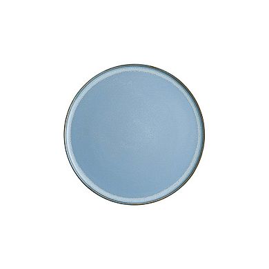 Sky dia.11" Round Blue Porcelain Plate