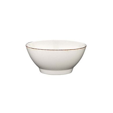 Retro dia.4.75" h:2.25" 10 oz. Round Decorated Porcelain Bowl (Set of 4)