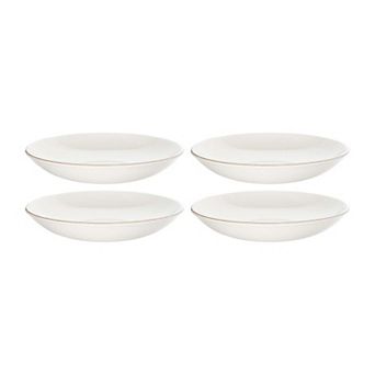 Retro dia.9" h:2" 34 oz. Round Decorated Porcelain Bowl (Set of 4)