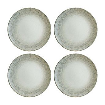 Sway dia.10" Round Decorated Porcelain Plate (Set of 4)