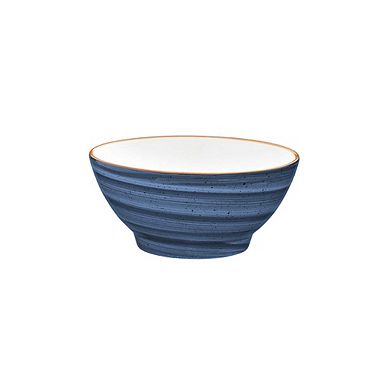 Dusk dia.4.75" h:2.25" 10 oz. Round Blue Porcelain Bowl (Set of 4)