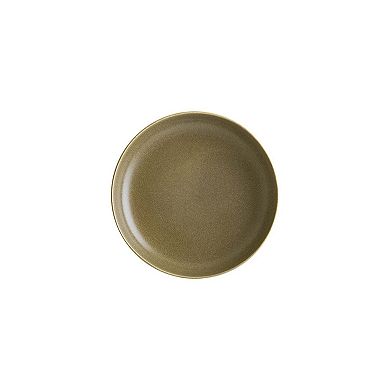Terra Pott dia.9" h:1.75" 36 oz. Round Brown Porcelain Bowl (Set of 4)