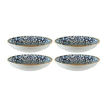 Alhambra dia.6" h:1.5" 11 oz. Round Decorated Porcelain Bowl (Set of 4)