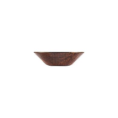Turgla Composite dia.10.5" h:3" 2.35 qt. Round Brown Composite Bowl