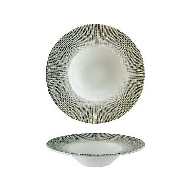 Sway dia.11" h:2.5" 14 oz. Round Decorated Porcelain Bowl (Set of 2)