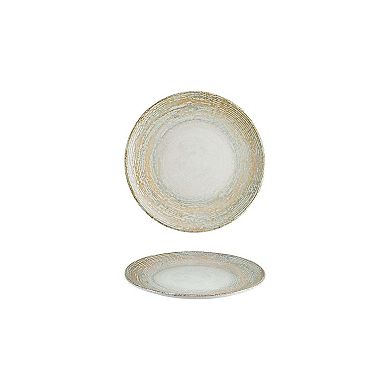 Patera dia.7.5" Round Decorated Porcelain Plate (Set of 4)