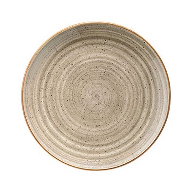 Terrain dia.8" h:1.5" 17 oz. Round Brown Porcelain Bowl (Set of 4)
